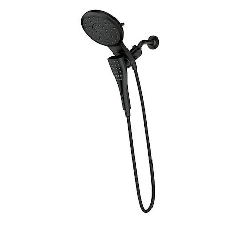 Moen Verso 8-Function 7 Diameter Showerhead with Handshower in Matte Black 220C2BL